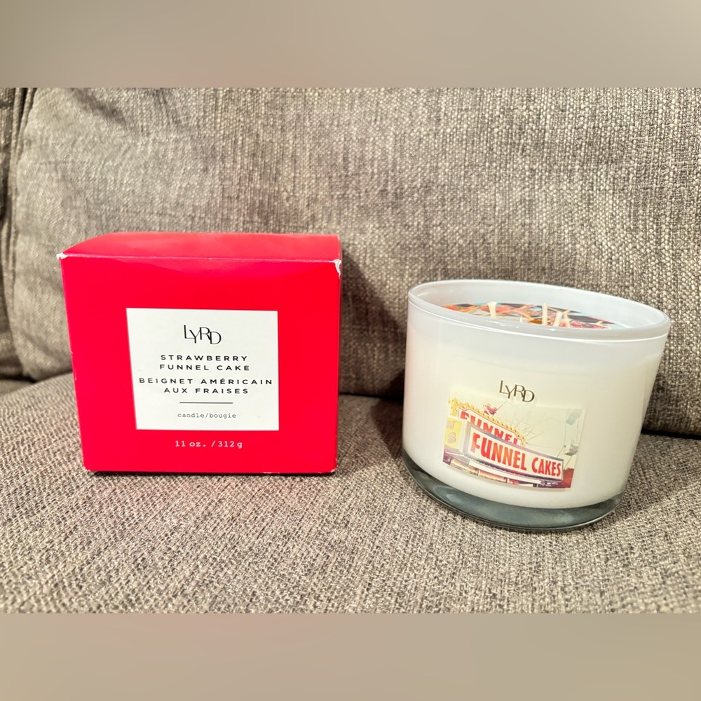 Strawberry Funnel Cake Candle